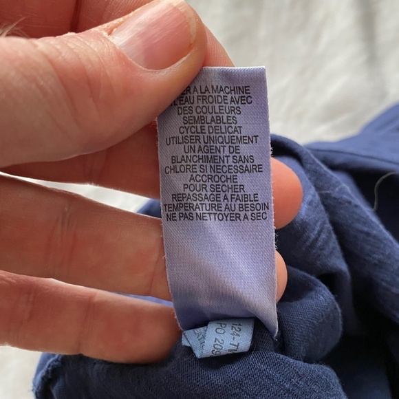 Tommy Bahama RELAX Women's Navy Blue Tank Top Peasant Dress Size Small - Picture 6 of 13